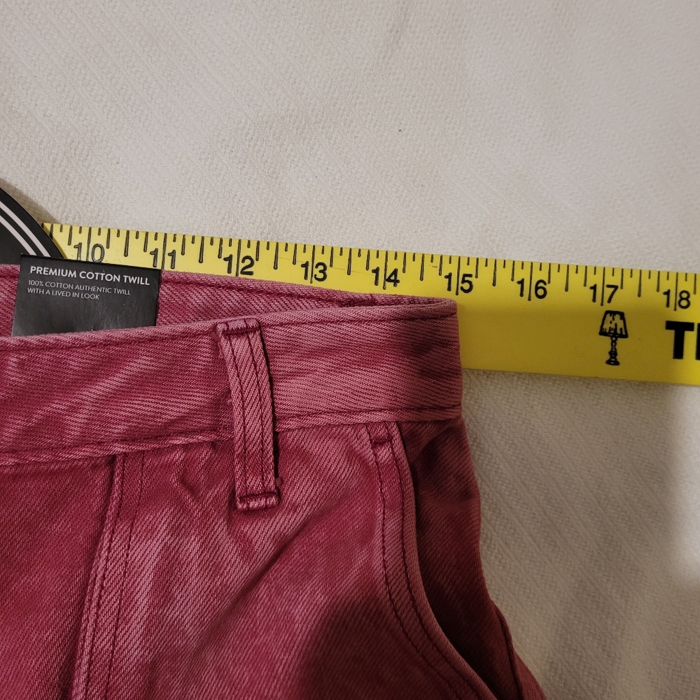 High-Rise Wide Leg Jeans in Rose Wash - Picture 7 of 9